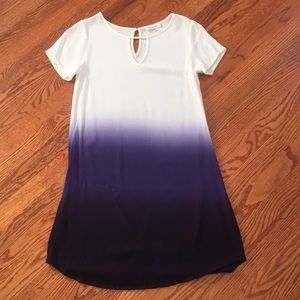 White and Purple Fade Dress 👑